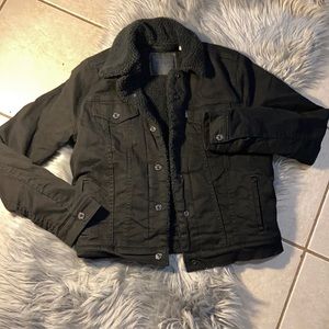 EX-BOYFRIEND SHERPA TRUCKER JACKET